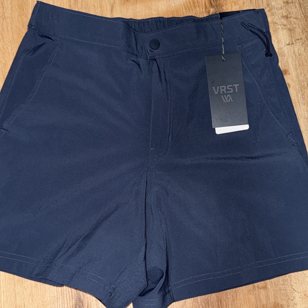 VRST Men's Navy Athletic Shorts